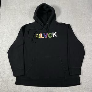 Black Scale Hoodie Mens 2XL Black Graphic Sweatshirt Grunge Goth Asap Mob Rocky